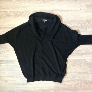 Express black dolman sweater, size Small